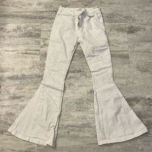 White flare leg jeans from altered state